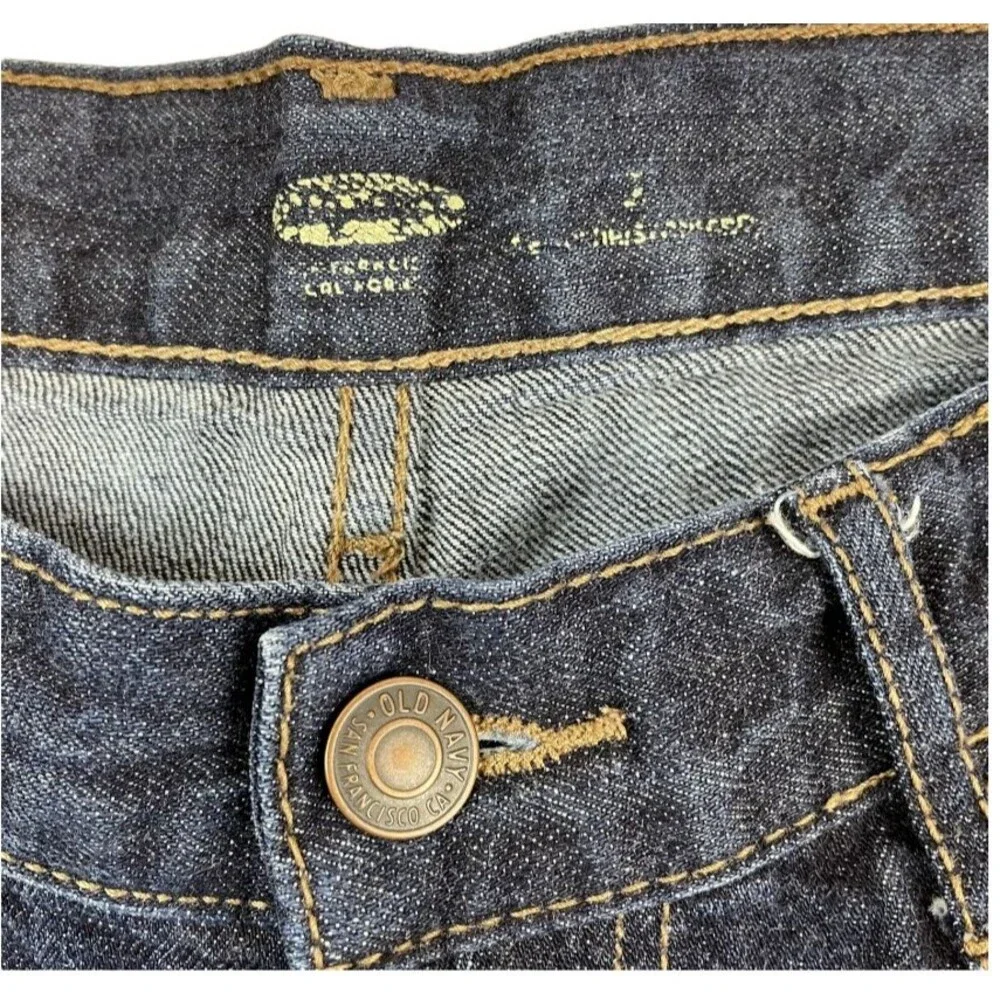 Old Navy Women's 2 Dark Rinse Cutoff Denim Shorts with 3